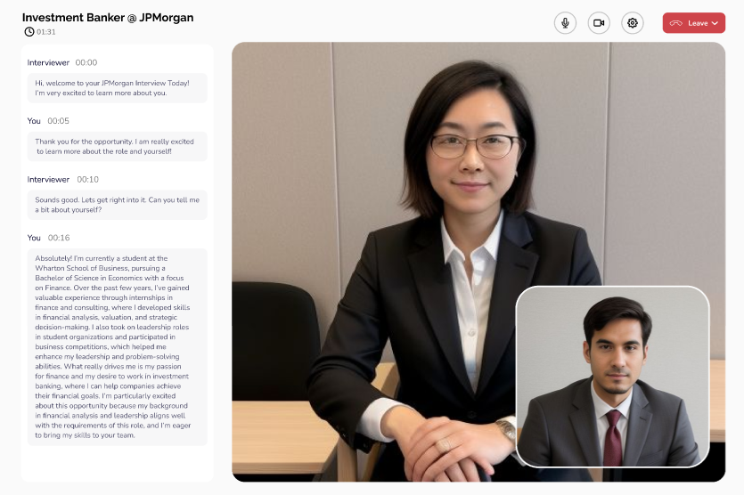 MockAI Interview Demo - Top